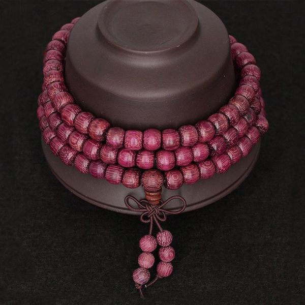 beaded, strands natural 108 rose rosewood bucket beads mala bracelet or necklace purple core wood violet buddha chinese knot bracelets, Black
beaded, strands natural 108 rose rosewood bucket beads mala bracelet or necklace purple core wood violet buddha chinese knot bracelets, Black
