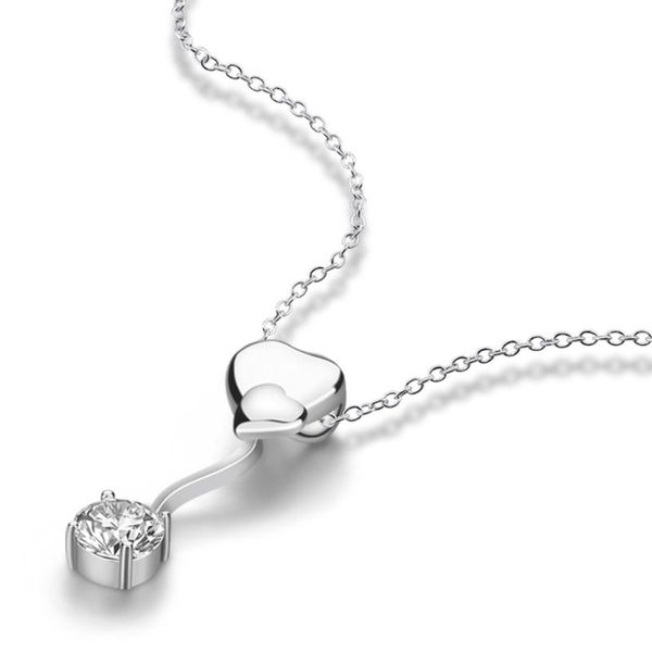 chains luxury real 925 sterling silver heart-shaped pendant chain necklace delicate inlaid cubic zircon cz wedding jewelry
chains luxury real 925 sterling silver heart-shaped pendant chain necklace delicate inlaid cubic zircon cz wedding jewelry