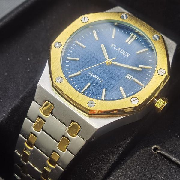 wristwatches pladen classic watches gentleman calendar luminous gold and silver men's quartz watch stainless steel hiphop relógio mascu, Slivery;brown
wristwatches pladen classic watches gentleman calendar luminous gold and silver men's quartz watch stainless steel hiphop relógio mascu, Slivery;brown