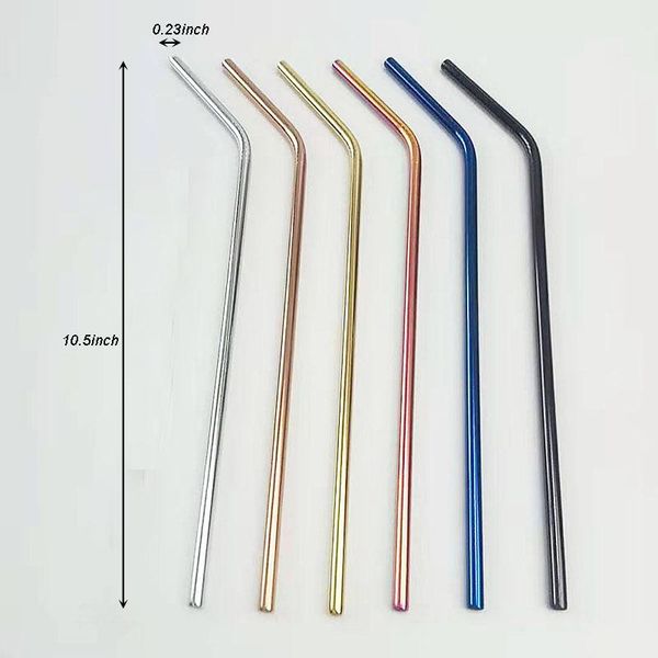 drinking straws 10pcs stainless steel straw ,reuseable colorful 10.5 inch(265mm*6mm)
drinking straws 10pcs stainless steel straw ,reuseable colorful 10.5 inch(265mm*6mm)