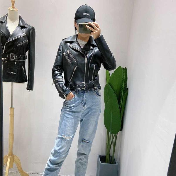 women's leather & faux women natural lambskin bomber biker jacket long sleeves 100% sheepskin coat h75, Black
women's leather & faux women natural lambskin bomber biker jacket long sleeves 100% sheepskin coat h75, Black