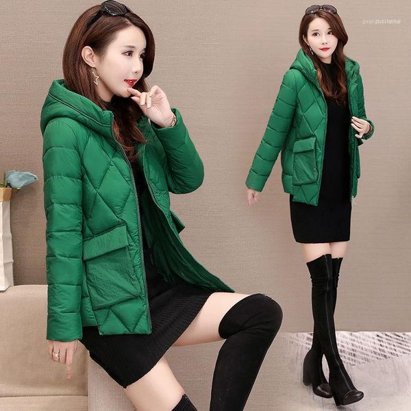 women's down & parkas 2021 winter women korean solid color loose jacket lady warm cotton padded coat female outerwear hooded short over, Black
women's down & parkas 2021 winter women korean solid color loose jacket lady warm cotton padded coat female outerwear hooded short over, Black
