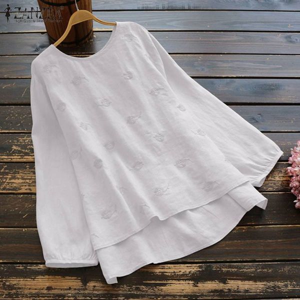 blouses vintage embroidery women's back button blouse 2021 causal long sleeve blusas female o neck shirts plus size tunic, White
blouses vintage embroidery women's back button blouse 2021 causal long sleeve blusas female o neck shirts plus size tunic, White
