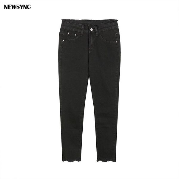women's jeans sync women feet pants denim 2021 spring summer nine minutes trouser office lady high waist slim female cowboy, Blue
women's jeans sync women feet pants denim 2021 spring summer nine minutes trouser office lady high waist slim female cowboy, Blue