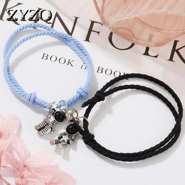 charm bracelets zyzq ins fashion astronaut magnet bracelet for man and women simple adjustable couple creative boyfriend gift jewelry, Golden;silver
charm bracelets zyzq ins fashion astronaut magnet bracelet for man and women simple adjustable couple creative boyfriend gift jewelry, Golden;silver