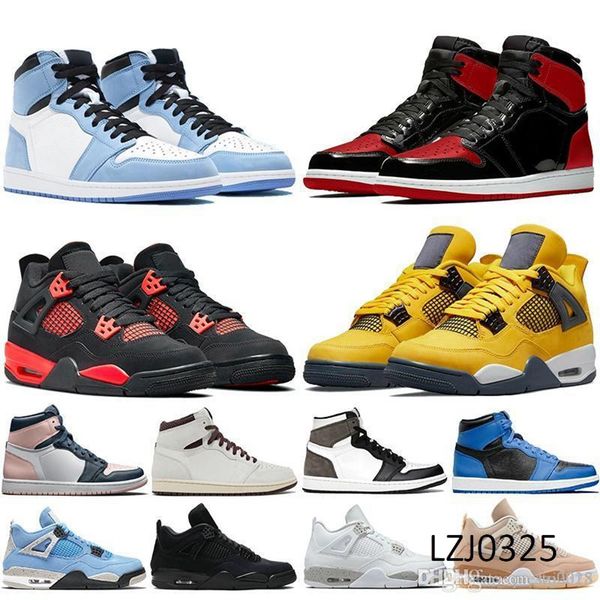 the new est 1 1s 4 4s basketball shoes red thunder patent bred university blue cool grey white oreo atmosphere barely rose dark mocha pink q, Black
the new est 1 1s 4 4s basketball shoes red thunder patent bred university blue cool grey white oreo atmosphere barely rose dark mocha pink q, Black