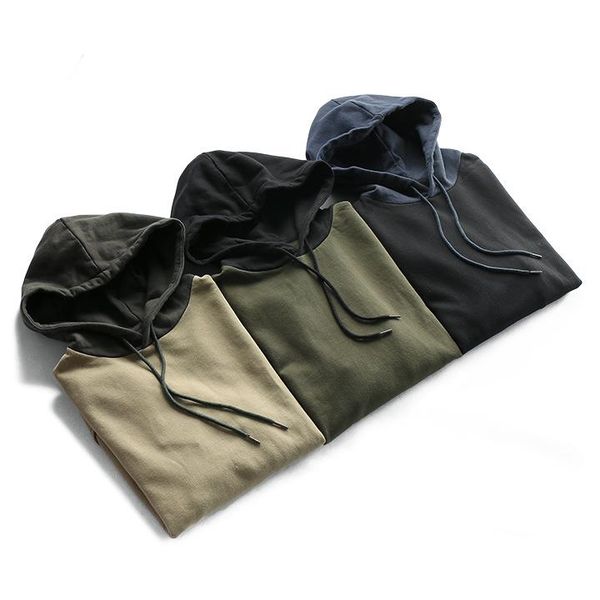 men's hoodies & sweatshirts autumn high weight pure cotton terry cloth thick casual fashion hooded loose coat pullover couple's, Black
men's hoodies & sweatshirts autumn high weight pure cotton terry cloth thick casual fashion hooded loose coat pullover couple's, Black