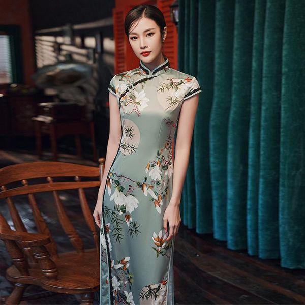 qipao modified dress tight chinese wind restoring ancient ways young girl with long temperament in shanghai ethnic clothing, Red
qipao modified dress tight chinese wind restoring ancient ways young girl with long temperament in shanghai ethnic clothing, Red