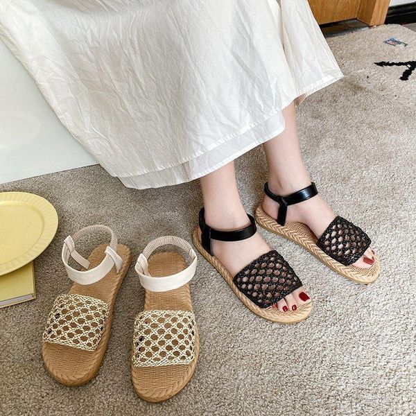 sandals flats 2021 summer female weave elastic band women shoes ankle strap leisure lady shoe sandalias plataforma, Black
sandals flats 2021 summer female weave elastic band women shoes ankle strap leisure lady shoe sandalias plataforma, Black
