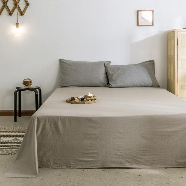 sheets & sets cotton luxury soft bedding sheet home textile solid color flat bed linen for king queen size
sheets & sets cotton luxury soft bedding sheet home textile solid color flat bed linen for king queen size