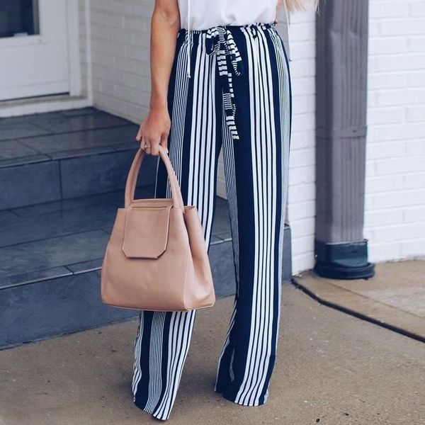 women's jumpsuits & rompers laamei fast selling amazon and europe fashion striped lace loose leg pants, Black;white
women's jumpsuits & rompers laamei fast selling amazon and europe fashion striped lace loose leg pants, Black;white