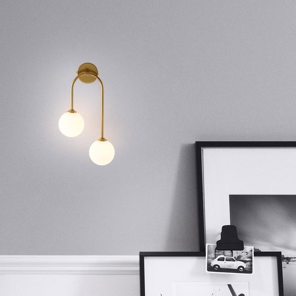 wall lamp glass ball g9 gold bedside lighting sconce bedroom creative nordic modern aisle corridor porch balcony decor light
wall lamp glass ball g9 gold bedside lighting sconce bedroom creative nordic modern aisle corridor porch balcony decor light