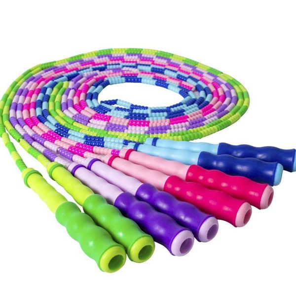 jump ropes children's 2.8m bamboo joint single skipping rope fitness body building exercise entertainment beaded pvc
jump ropes children's 2.8m bamboo joint single skipping rope fitness body building exercise entertainment beaded pvc