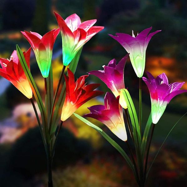 solar lamps 2 pcs led outdoor waterproof lights decoration for garden yard lawn landscape lilies lamp patio stake lighting
solar lamps 2 pcs led outdoor waterproof lights decoration for garden yard lawn landscape lilies lamp patio stake lighting