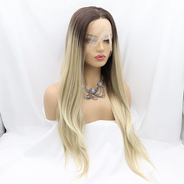 synthetic wigs long straight ombre 613 blonde lace front wig black dark roots natural wave frontal glueless cosplay hair women
synthetic wigs long straight ombre 613 blonde lace front wig black dark roots natural wave frontal glueless cosplay hair women