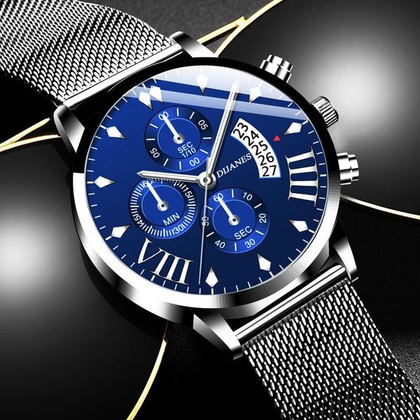 wristwatches fashion mens watches luxury men business casual stainless steel mesh belt analog calendar quartz wrist watch relogio masculino, Slivery;brown
wristwatches fashion mens watches luxury men business casual stainless steel mesh belt analog calendar quartz wrist watch relogio masculino, Slivery;brown