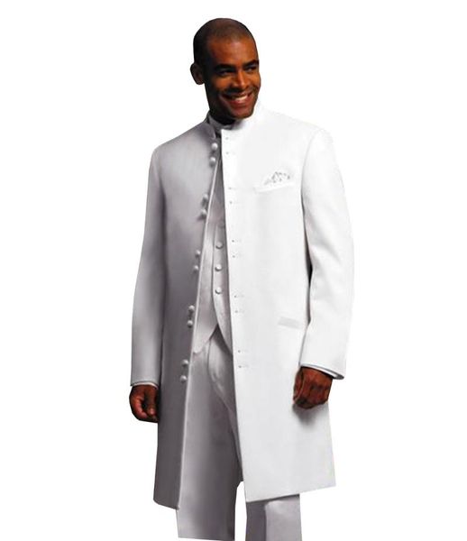 men's suits & blazers suit stand-up collar round neck groom father family elders dinner party(blazer + bants), White;black
men's suits & blazers suit stand-up collar round neck groom father family elders dinner party(blazer + bants), White;black