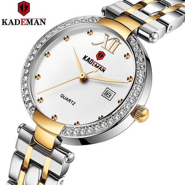 wristwatches fashion ladies watches waterproof dress watch gold crystal diamond dial stainless steel band women relogio feminino, Slivery;brown
wristwatches fashion ladies watches waterproof dress watch gold crystal diamond dial stainless steel band women relogio feminino, Slivery;brown