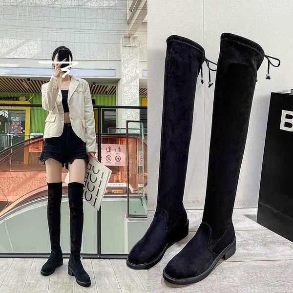 boots 2022 slim thigh high over-the-knee metal heel knee women long heels bigtree shoes, Black
boots 2022 slim thigh high over-the-knee metal heel knee women long heels bigtree shoes, Black