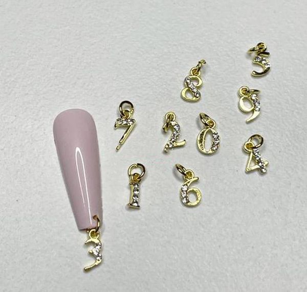 nail art decorations 10 piece bling number and shape charms 0-9 numbers rhinestone letters ab dangl-ing 3d charm, Silver;gold
nail art decorations 10 piece bling number and shape charms 0-9 numbers rhinestone letters ab dangl-ing 3d charm, Silver;gold