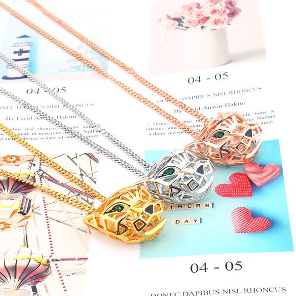 banquet fashion leopard necklace jewelry set diamond hollow pendant wedding anniversary luxury sweater chain, Silver
banquet fashion leopard necklace jewelry set diamond hollow pendant wedding anniversary luxury sweater chain, Silver