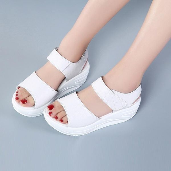 sandals wedge platform shoes ladies leather women summer style white high heels black
sandals wedge platform shoes ladies leather women summer style white high heels black