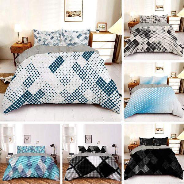 bedding sets square theme style 2/3pcs set black geometric printed duvet cover king comfortable sleep well for home textiles
bedding sets square theme style 2/3pcs set black geometric printed duvet cover king comfortable sleep well for home textiles