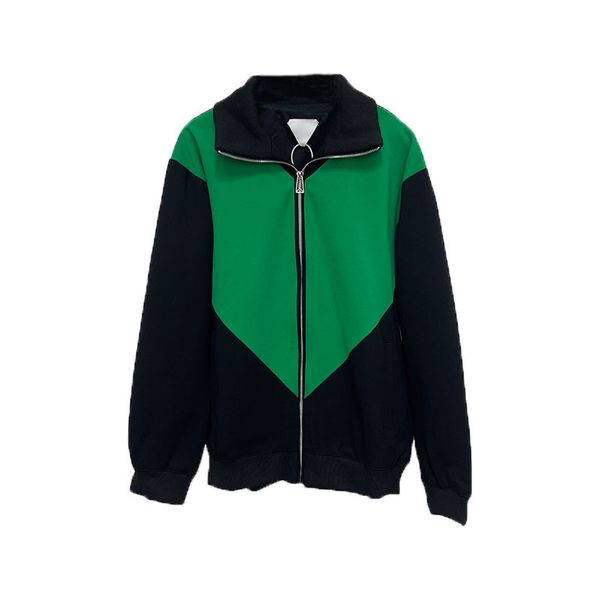 2021 autumn winter green color zipper coat green stitching loose casual jacket, Black;brown
2021 autumn winter green color zipper coat green stitching loose casual jacket, Black;brown