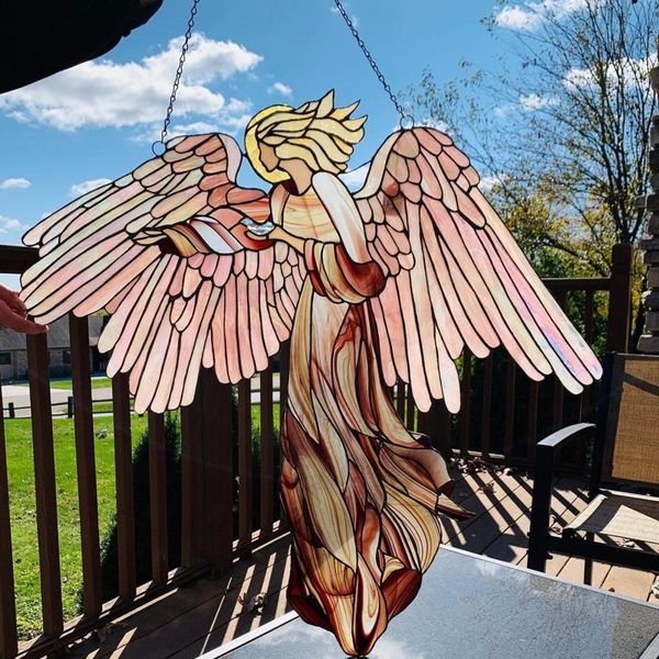 decorative objects & figurines angel creative colorful acrylic exquisite home decoration pendant window hanging artwork for garden
decorative objects & figurines angel creative colorful acrylic exquisite home decoration pendant window hanging artwork for garden