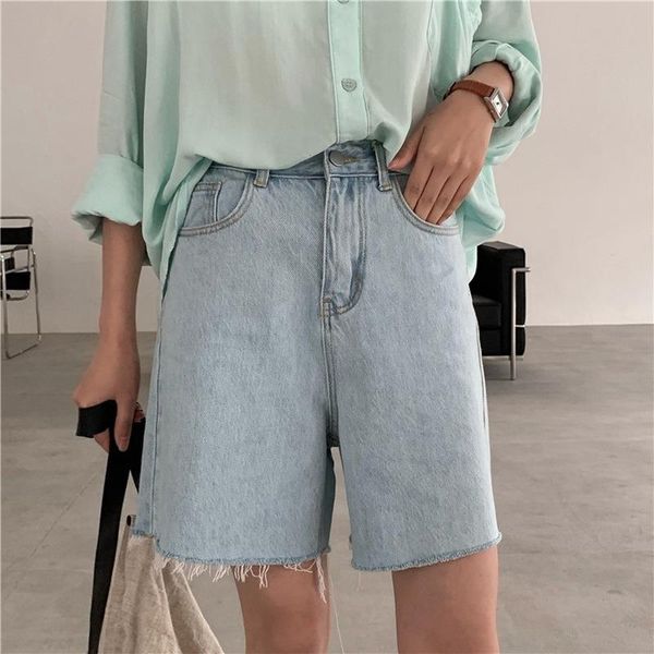 women's jeans biker shorts women korean style 2021 summer cotton denim ladies loose high waist short feminino streetwear, Blue
women's jeans biker shorts women korean style 2021 summer cotton denim ladies loose high waist short feminino streetwear, Blue