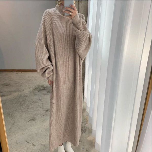 casual dresses retro turtleneck woolen dress for women thicken striped autumn 2022 oversized long knit female winter sweater clothing, Black;gray
casual dresses retro turtleneck woolen dress for women thicken striped autumn 2022 oversized long knit female winter sweater clothing, Black;gray
