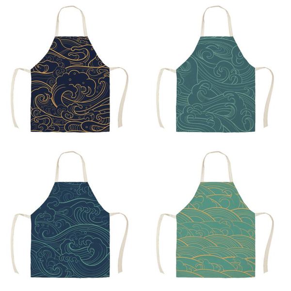aprons antique wave pattern apron children's kitchen linen printing household cleaning cooking antifouling
aprons antique wave pattern apron children's kitchen linen printing household cleaning cooking antifouling