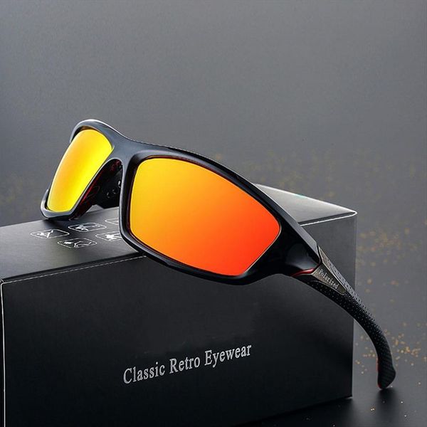 fashion sport men goggle sunglasses hd polarized shockingly colors retro wrap frame sun glasses outdoor driving, White;black
fashion sport men goggle sunglasses hd polarized shockingly colors retro wrap frame sun glasses outdoor driving, White;black