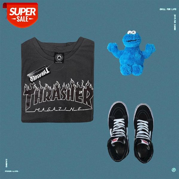 flame short-sleeved net celebrities burst loose casual all-match men and women with short sleeves cross-border #zj11, White;black
flame short-sleeved net celebrities burst loose casual all-match men and women with short sleeves cross-border #zj11, White;black