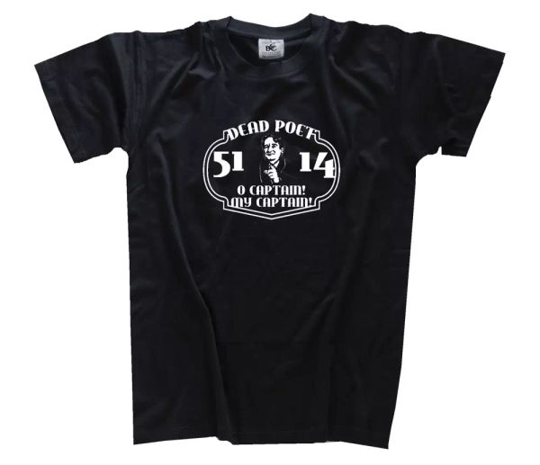 famous movie dead poet - oh captain my captain film series fan s-3xl, White;black