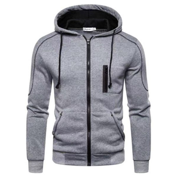men's hoodies & sweatshirts autumn and winter jackets hooded casual zipper plus velvet sportswear fashion, Black
men's hoodies & sweatshirts autumn and winter jackets hooded casual zipper plus velvet sportswear fashion, Black