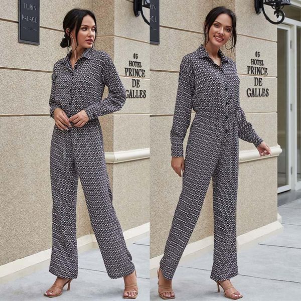women's jumpsuits & rompers elegant women autumn winter vintage print turn-down collar button shirt style romper casual office lady wor, Black;white
women's jumpsuits & rompers elegant women autumn winter vintage print turn-down collar button shirt style romper casual office lady wor, Black;white
