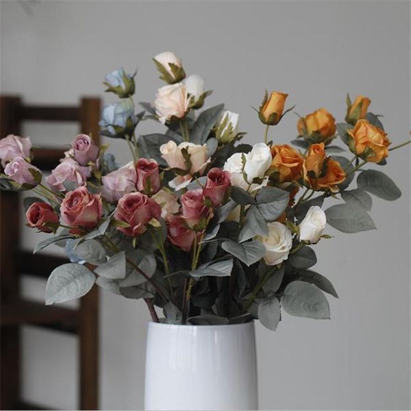 fake oil painting rose (7 heads/piece) 30.7" length simulation retro roses for wedding home decorative artificial flowers & wreaths
fake oil painting rose (7 heads/piece) 30.7" length simulation retro roses for wedding home decorative artificial flowers & wreaths
