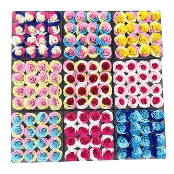 decorative flowers & wreaths 16pcs/box fake rainbow colorful big rose soap flower head creative gift box bouquet making shop valentine'
decorative flowers & wreaths 16pcs/box fake rainbow colorful big rose soap flower head creative gift box bouquet making shop valentine'