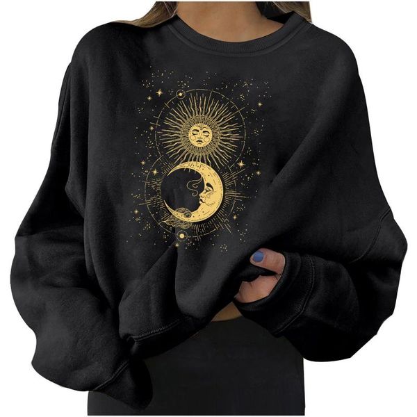 women's hoodies & sweatshirts women sun moon print long sleeve casual pullover feather patterns harajuku female autumn hoodie vintage j, Black
women's hoodies & sweatshirts women sun moon print long sleeve casual pullover feather patterns harajuku female autumn hoodie vintage j, Black