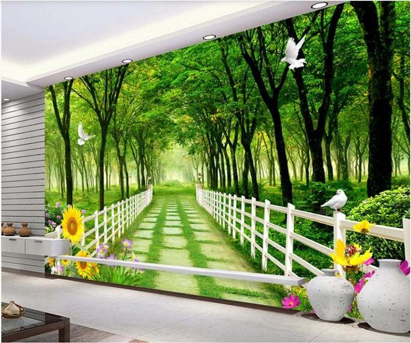 wallpapers custom po 3d wallpaper green woods wood fence nature landscape living room home decor wall murals for walls 3 d
wallpapers custom po 3d wallpaper green woods wood fence nature landscape living room home decor wall murals for walls 3 d