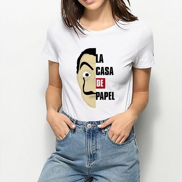 hipster graphic money heist tees womens t shirts daily cool oversize personality la casa de, White
hipster graphic money heist tees womens t shirts daily cool oversize personality la casa de, White