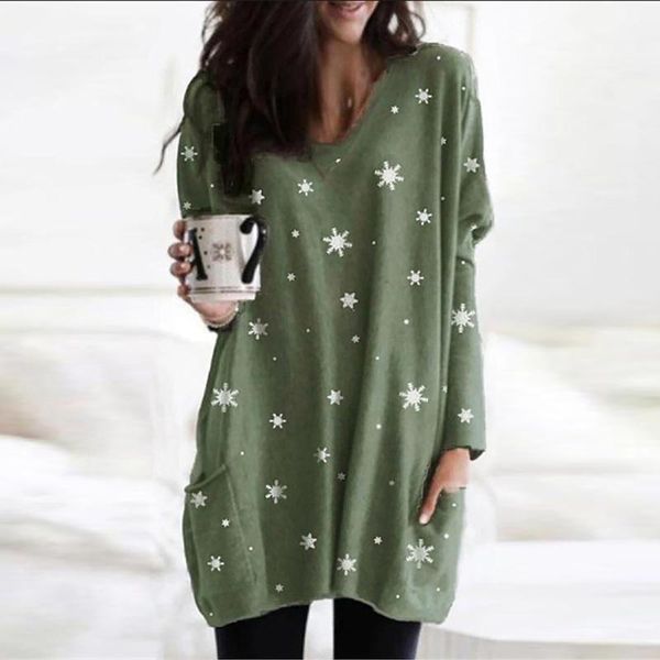 women's blouses & shirts women fashion fall casual snow print long sleeve blouse with pocket loose, White
women's blouses & shirts women fashion fall casual snow print long sleeve blouse with pocket loose, White