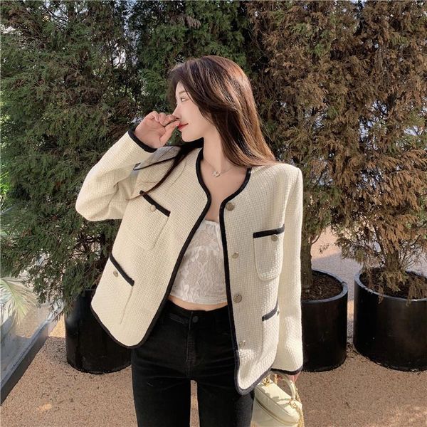 women's jackets fall women french fashion black beige jacket long sleeve elegant lady single breast coat cardigan slim twee windbreaker, Black;brown
women's jackets fall women french fashion black beige jacket long sleeve elegant lady single breast coat cardigan slim twee windbreaker, Black;brown