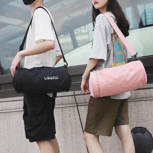 outdoor bags nylon women men travel sports gym shoulder bag large waterproof handbags black pink color sport 2021
outdoor bags nylon women men travel sports gym shoulder bag large waterproof handbags black pink color sport 2021