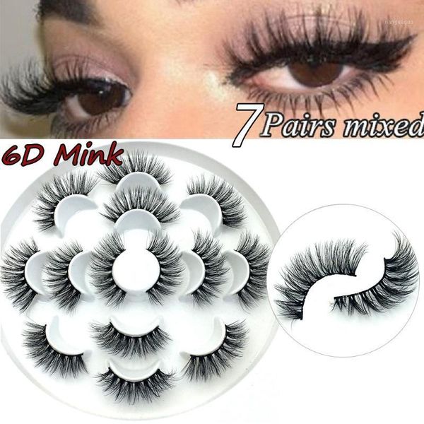 7pairs faux 6d mink lashes natural long false eyelashes volume fake makeup extension eyelashes1
7pairs faux 6d mink lashes natural long false eyelashes volume fake makeup extension eyelashes1