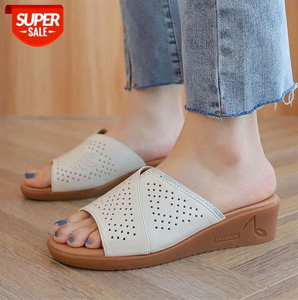 first layer cowhide leather ladies sandals women's shoes beef tendon wedge slippers #bj86, Black
first layer cowhide leather ladies sandals women's shoes beef tendon wedge slippers #bj86, Black