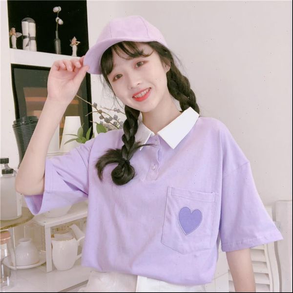 preppy style womens t shirts cute love embroidery women shirt turn down collar spell color student sleeve casual loose, White
preppy style womens t shirts cute love embroidery women shirt turn down collar spell color student sleeve casual loose, White