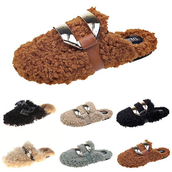 autumn discount womens newly slippers winter metal chain all inclusive wool slipper for women black white outer wear plus big szie528
autumn discount womens newly slippers winter metal chain all inclusive wool slipper for women black white outer wear plus big szie528