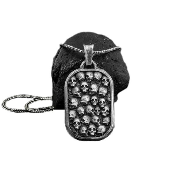 punk skull pendant stainless steel hip hop necklace for men jewelry chain for man, Silver
punk skull pendant stainless steel hip hop necklace for men jewelry chain for man, Silver
